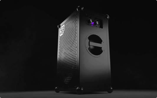 Enceinte sounsboks, facile à utiliser